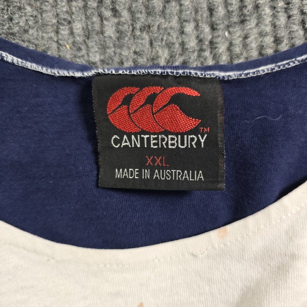 Vintage Canterbury Queensland Reds Rugby Singlet Tank Top Bank of Queensland XXL - Picture 7 of 8